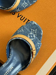 Louis Vuitton LV Neo Revival Mule Blue 5.5cm - 5