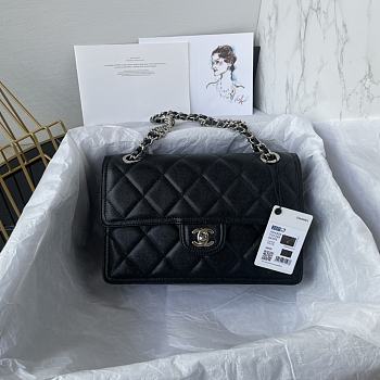 Chanel Flap Bag Black Caviar 25x17x6.5cm