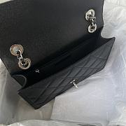 Chanel Flap Bag Black Caviar 25x17x6.5cm - 3