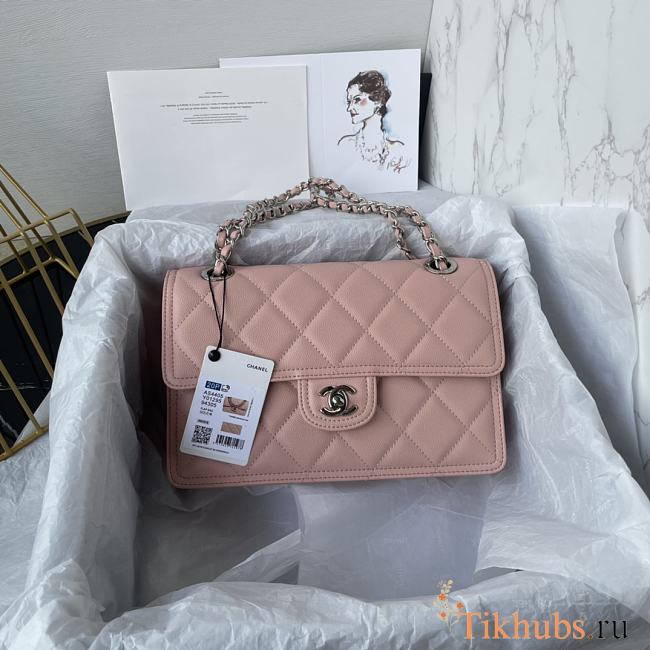 Chanel Flap Bag Pink Caviar 25x17x6.5cm - 1