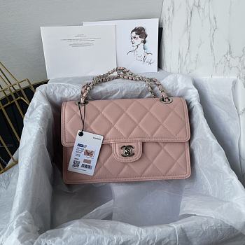 Chanel Flap Bag Pink Caviar 25x17x6.5cm