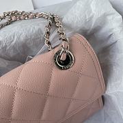 Chanel Flap Bag Pink Caviar 25x17x6.5cm - 6