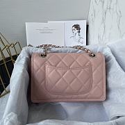 Chanel Flap Bag Pink Caviar 25x17x6.5cm - 4