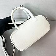 Prada Logo Handbag White 24x12x8.5cm - 3