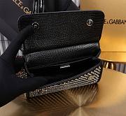 Dolce & Gabbana Small Sicily Rhinestone Shoulder Bag 18x11x6cm - 4
