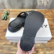 Givenchy Marshmallow 4G Rubber Slide Sandals Black - 3