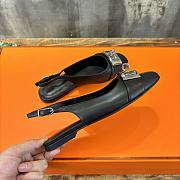 Hermes Innocente Slingback Goatskin Black - 2