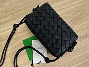 Bottega Veneta Mini Loop Camera Bag Black 17x10x6cm - 2