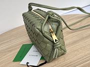 Bottega Veneta Mini Loop Camera Bag Green Khaki 17x10x6cm - 4