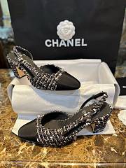 Chanel Slingback Tweed Pump Multicolor 6.5cm - 4