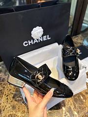 Chanel Mary Jane Heel Black - 1