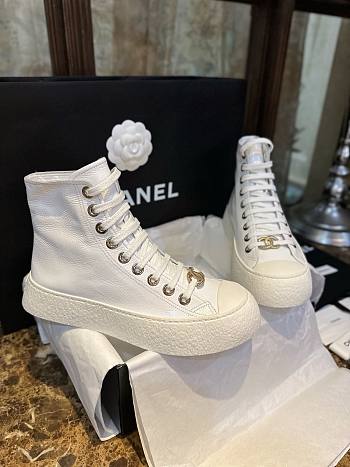 Chanel Converse White Sneaker