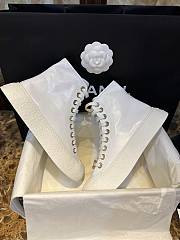 Chanel Converse White Sneaker - 3