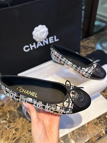 Chanel Ballerina Flat Tweed 