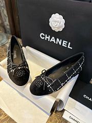 Chanel Ballerina Tweed Black  - 2