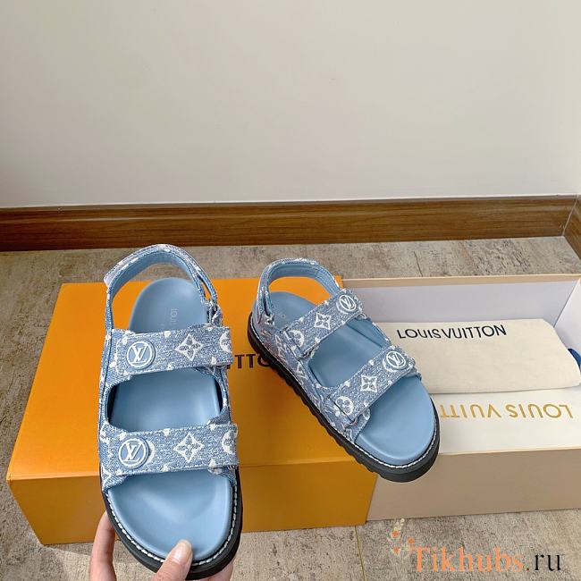 Louis Vuitton LV Shake Platform Sandals Blue - 1