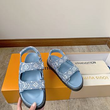 Louis Vuitton LV Shake Platform Sandals Blue