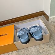 Louis Vuitton LV Shake Platform Sandals Blue - 5