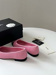 Chanel Ballerina Flat Pink Black - 4