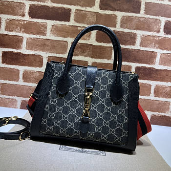 Gucci Jackie 1961 Medium Tote Bag Black 30x24x12cm