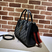 Gucci Jackie 1961 Medium Tote Bag Black 30x24x12cm - 3