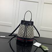 Gucci Ophidia GG Small Bucket Bag Blue 26x20.5x11cm - 1