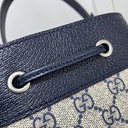 Gucci Ophidia GG Small Bucket Bag Blue 26x20.5x11cm - 2