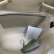 Gucci Ophidia GG Small Bucket Bag White 26x20.5x11cm - 3