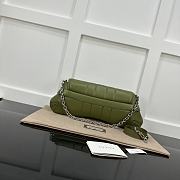 Gucci Horsebit Chain Medium Shoulder Bag Green 38x15x16cm - 5