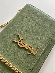 YSL Kate Chain Green Bag 24x14.5x5.5cm - 6