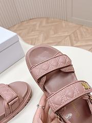 Dior Dioract Sandal Nude Quilted Cannage Calfskin - 5