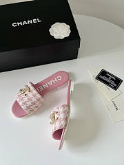 Chanel Pink Slides - 5