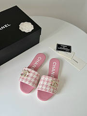 Chanel Pink Slides - 2