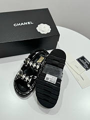 Chanel Black White Sandal - 5