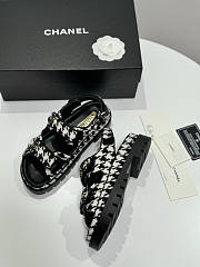 Chanel Black White Sandal - 3