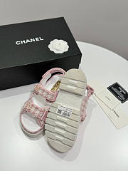 Chanel Pink White Sandal - 5