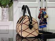 Louis Vuitton LV Speedy Bandoulière Bag 25 Beige Red 25 x 19 x 15 cm - 2