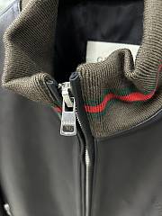 Gucci Leather Black Jacket - 2