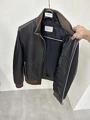 Gucci Leather Black Jacket - 3