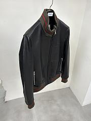 Gucci Leather Black Jacket - 5