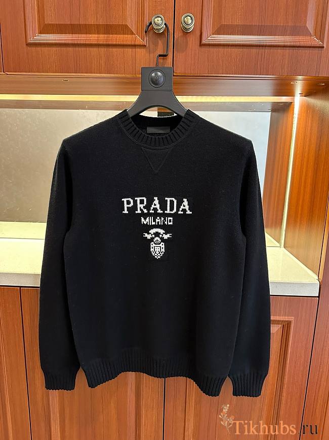 Prada Crew-Neck Sweater Black - 1