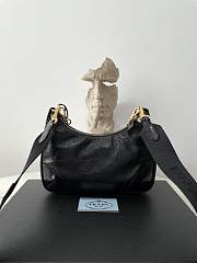 Prada Re-Edition 2005 Leather Bag Black 22x18x6cm - 4