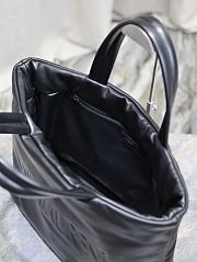 YSL Tote Nappa Lambskin Black 41-50x43x17cm - 5