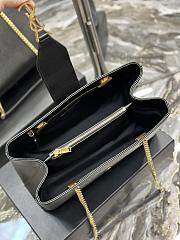 YSL Cassandra Black Tote Shopper Bag 33x22x15cm - 2