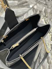 YSL Shopping Tote Bag Black 33x22x15cm - 3