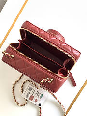 Chanel Vintage Camera Bag Red 18cm - 6