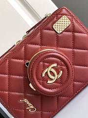 Chanel Vintage Camera Bag Red 18cm - 3