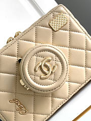 Chanel Vintage Camera Bag Beige 18cm - 3