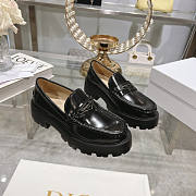 Dior Boy Platform Loafer Black Brushed Calfskin - 1