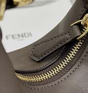 Fendi Nano Fendigraphy Brown 16.5x14x5cm - 6